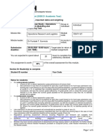 Assignment Briefing Sheet (2020/21 Academic Year)