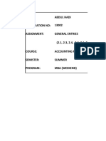 Trial Balance