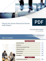 Payroll-HR Review Audit Report