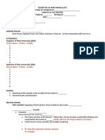 Format: Name - Position, Circlette: SMI Activities For The Month of