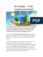 Fontes de Energia