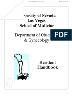 Obgyn Resident Handbook 2018 Comp