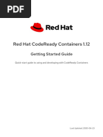 Red Hat Codeready Containers 1.12: Getting Started Guide