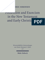 Possesion An Exhorcism in The New Testament and Early Christianity