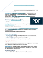 Capital Market - : Difference Between Primary and Secondary Market