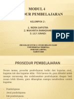 Strategi Pembelajara Modul 4