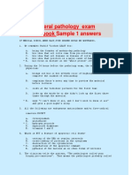 General Pathology Exam Question Book Sample 1 Answers