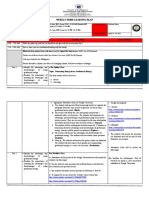 Weekly Home Learning Plan: Day/Time Learning Competency Learning Tasks Mode of Delivery