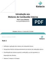 AULA 1 - Introdução Aos Motores de Combustão Interna