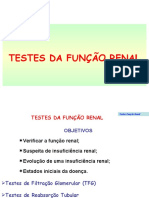 5 - Testes Da Função Renal e Doenças Renais