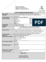 Indicator/Measure Profile: Approved By: DR Ateeq Al Garni