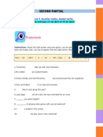 Second Partial: Lesson 5. Auxiliar Verbs, Modal Verbs