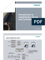Weighfeeder Commissioning