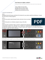 Instructions For Updating The Printer Firmware in Chipless, Method 9