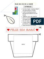 Actividad Del Día de La Madre (Manualidad)