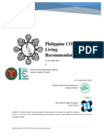 Philippine COVID-19 Living Recommendations: Institute of Clinical Epidemiology, National Institutes of Health, UP Manila