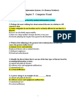 Chapter 5 Computer Fraud: Accounting Information Systems, 13e (Romney/Steinbart)