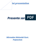 Powerpoint Presentation: Prasanta Sarkar