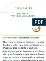 Curso-Taller: Equipo de Pastoral Vocacional