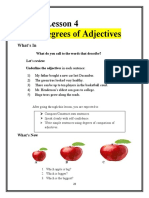 Lesson 4 Degrees of Adjectives: What's in