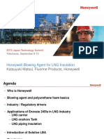 Honeywell Blowing Agent For LNG Insulation