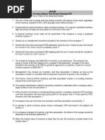 Bat4M Inventory Basics Test Review Package-KEY True or False Answer True or False To The Statements Below