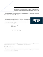 Dilatacao - Exercícios de Fixação - 1 - 4 - 7 - 8 - 13 - 14 - 14 - 21 - 23