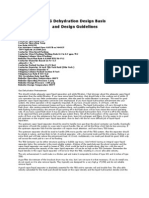 Gas Dehydration Design Steps