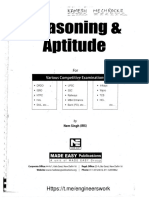 Made Easy GATE (Aptitude & Reasoning)