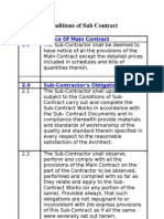 COC - SUbcontract Form