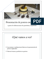 Presentacion Postres Emplatados