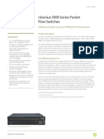 Ngenius 5000 Series Packet Flow Switches: Software-Driven and Cost-Effective Performance