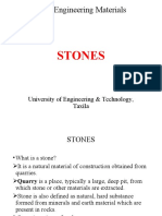 Civil Engineering Materials: Stones