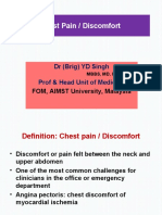 Chest Pain / Discomfort: DR (Brig) YD Singh Prof & Head Unit of Medicine