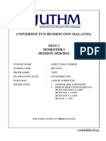 Universiti Tun Hussein Onn Malaysia: Confidential