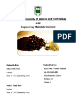 Ahsanullah University of Science and Technology: Engineering Materials Sessional