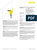 Vegaswing 61: Contactless Electronic Switch Vibrating Level Switch For Liquids