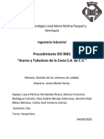 Procedimiento ISO 9001