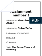 Semantics Assignment