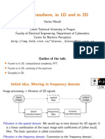 Fourier Transform, in 1D and in 2D