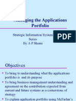 Managing The Applications Portfolio: Strategic Information Systems Series Byapshemi