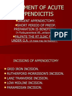 Treatment of Acute Appendicitis