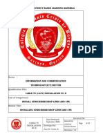 CATV NCII-CORE 4. Install Subscriber Drop Lines and CPE