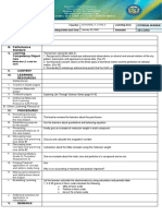 Grade 11 and 12 Daily Lesson Log Second I. Objectives A. Content Standard B. Performance Standard C. Learning Competency/Object Ives