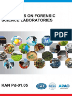 KAN Pd-01.05 (Sep 2019) Guidelines On Forensic Science Laboratories