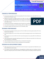 Alembic Pharmaceuticals Limited: Financial Performance