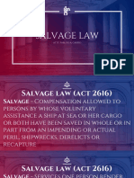 Week 16 Salvage Law