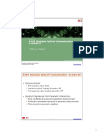 6.453 Quantum Optical Communication Jeffrey H. Shapiro: 6.453 - Lecture 22