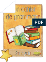 Cahier de Grammaire 2e Cycle