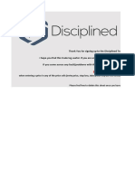 Disciplined Trader Trade Journal (Spread Betting)